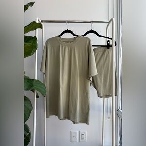 SABO SKIRT | Biker Short & Tee Set M